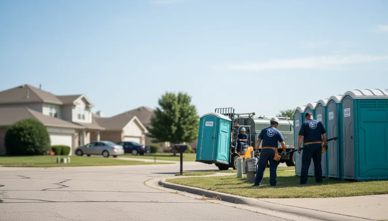 Porta Potty Rental in Fishers Landing, NY near me